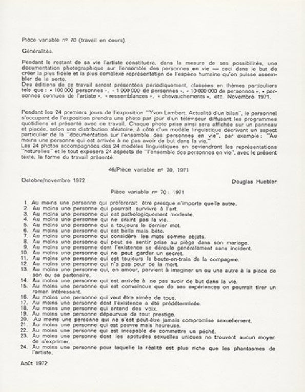 Yvon Lambert Actualité d'un bilan Paris 1972 - Image 6